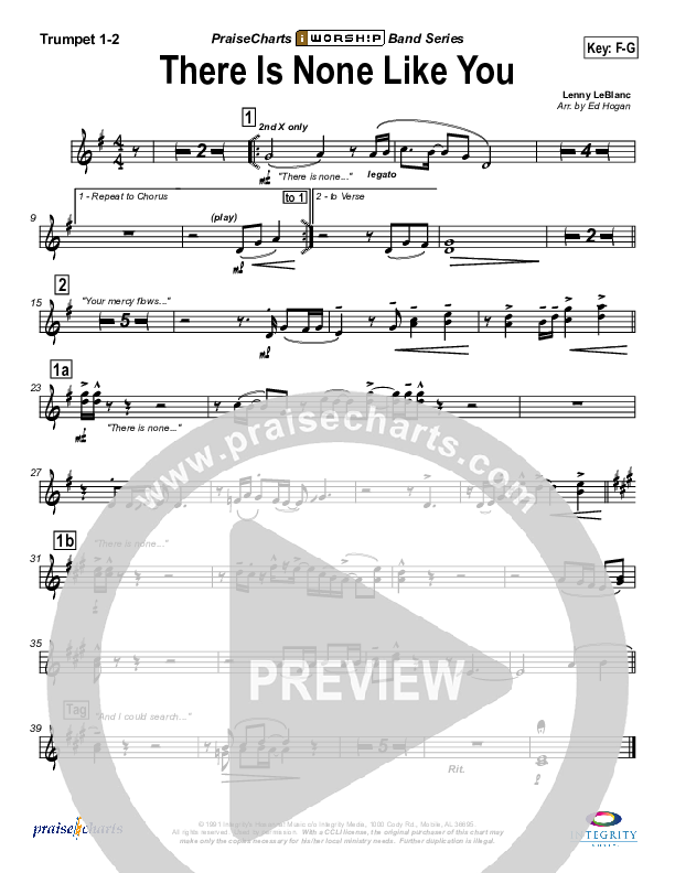 There Is None Like You Brass Pack (Lenny LeBlanc)