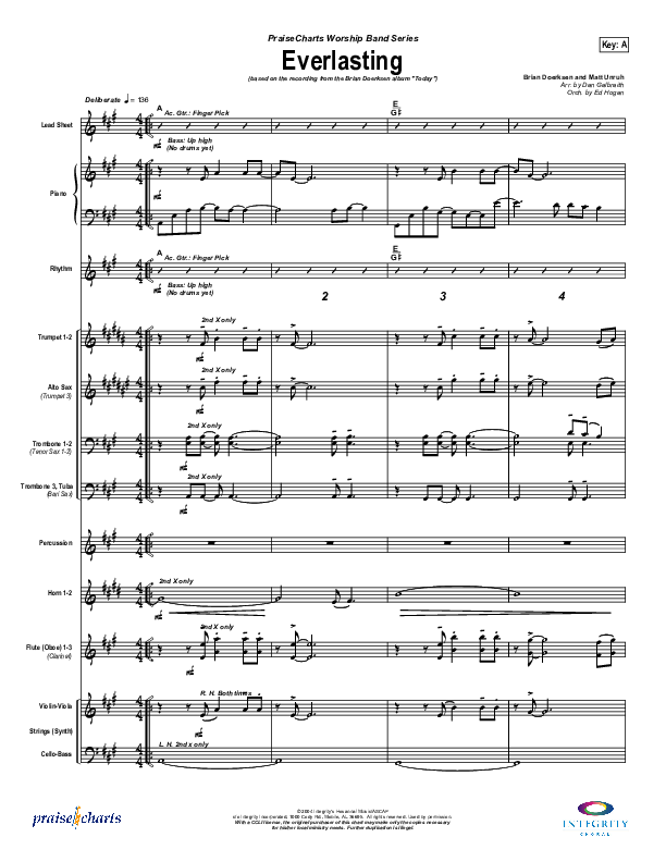Everlasting Conductor's Score (Brian Doerksen)