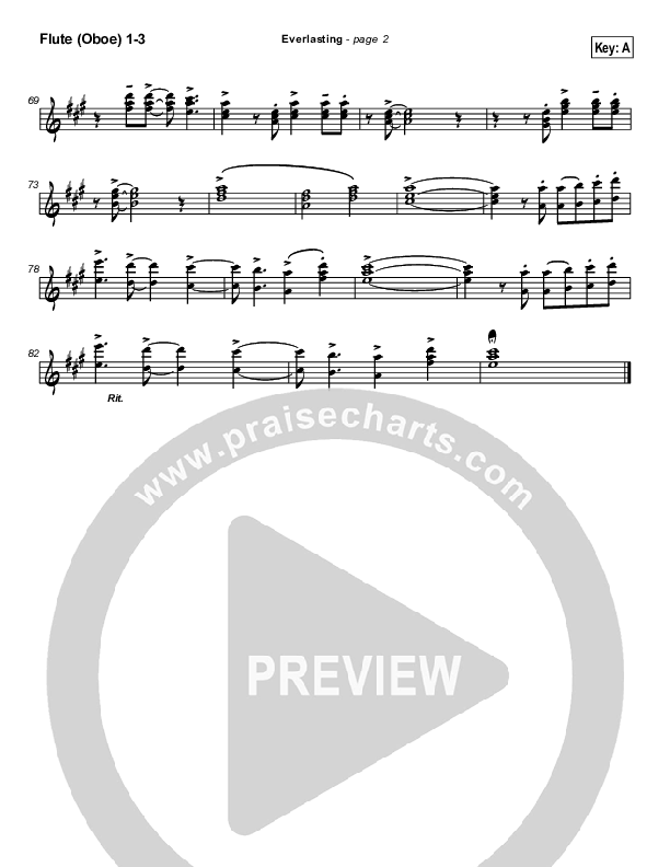 Everlasting Flute/Oboe 1/2/3 (Brian Doerksen)