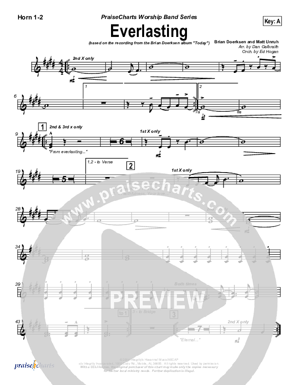 Everlasting French Horn 1/2 (Brian Doerksen)