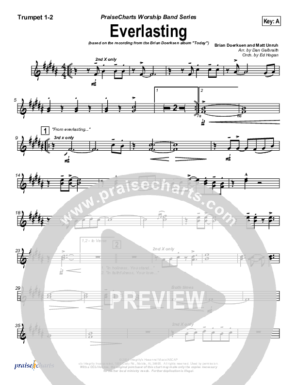 Everlasting Brass Pack (Brian Doerksen)