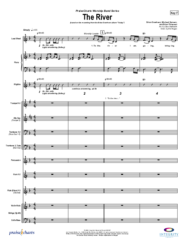The River Conductor's Score (Brian Doerksen)