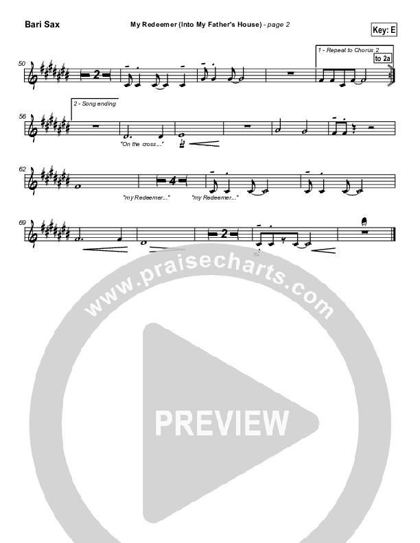My Redeemer Bari Sax (Brian Doerksen)