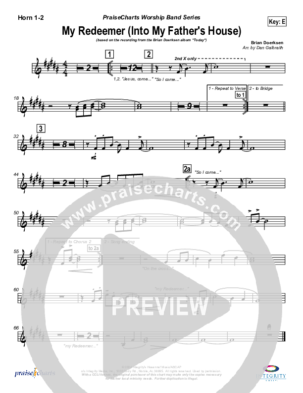 My Redeemer Brass Pack (Brian Doerksen)