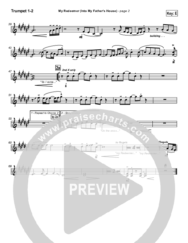 My Redeemer Trumpet 1,2 (Brian Doerksen)