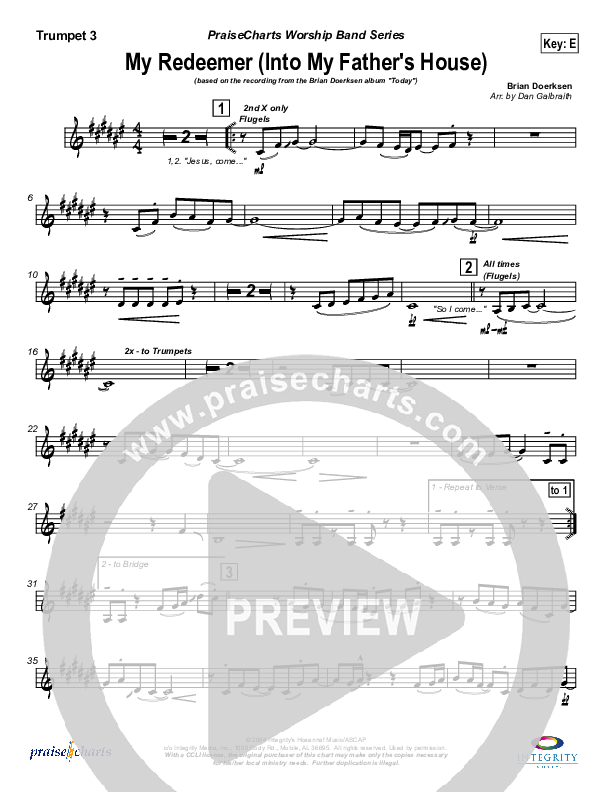 My Redeemer Trumpet 3 (Brian Doerksen)