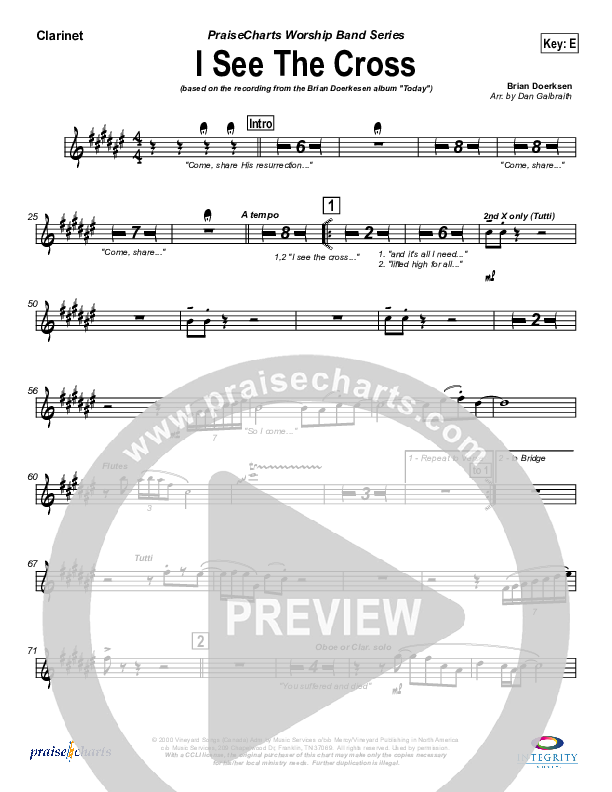 I See the Cross Wind Pack (Brian Doerksen)