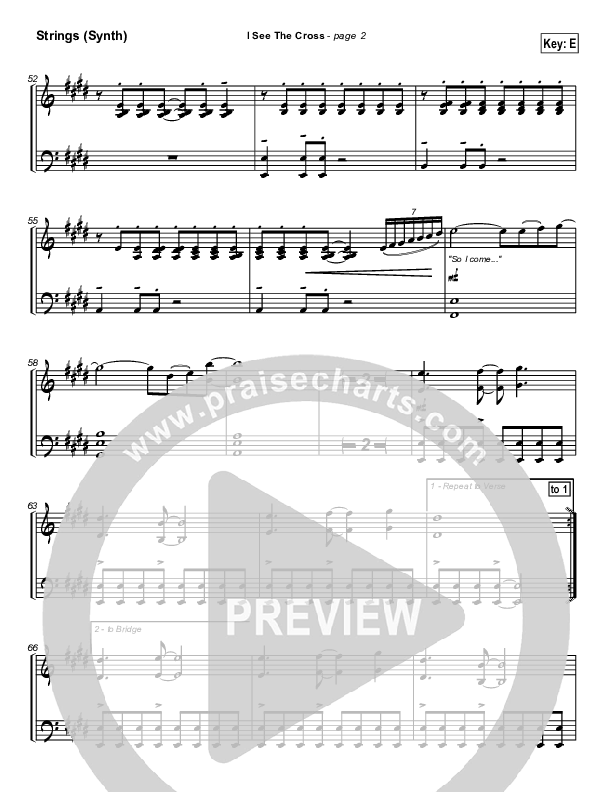 I See the Cross Synth Strings (Brian Doerksen)