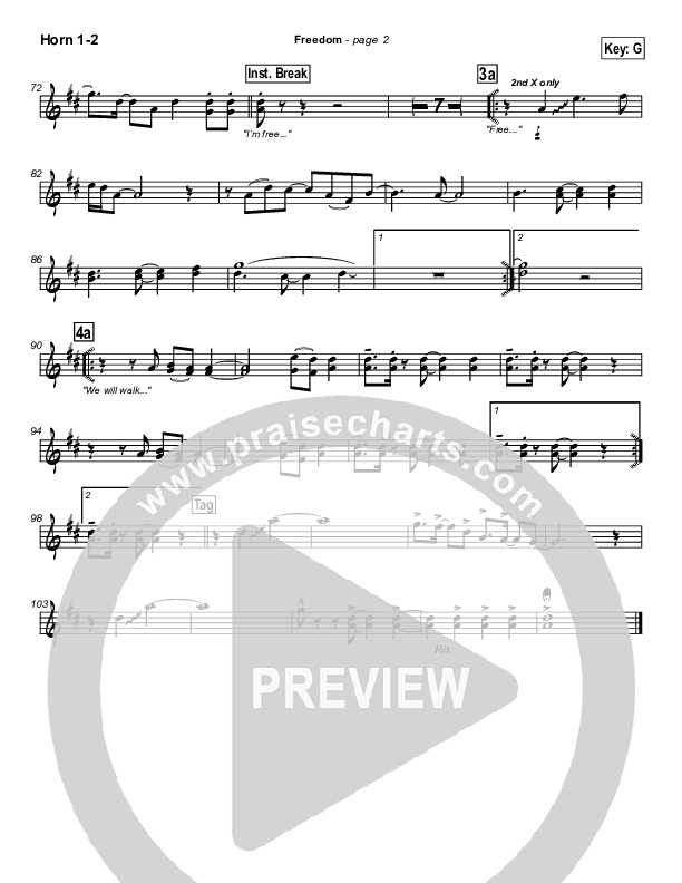 Freedom French Horn 1/2 (Darrell Evans)