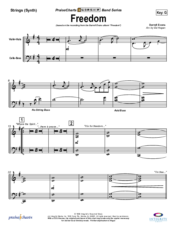 Freedom Synth Strings (Darrell Evans)