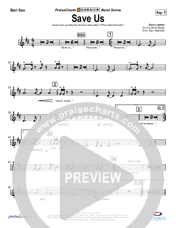 Save Us Bari Sax (Dave Lubben)