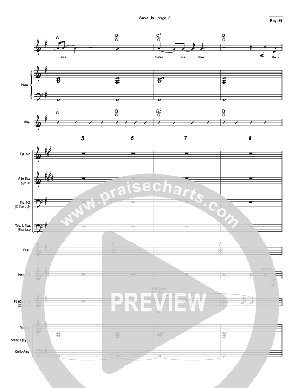 Save Us Conductor's Score (Dave Lubben)