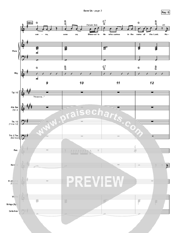 Save Us Conductor's Score (Dave Lubben)