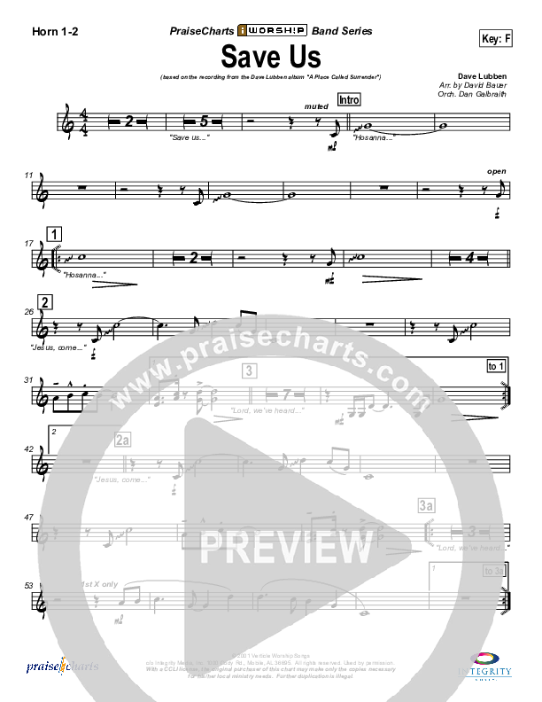 Save Us Brass Pack (Dave Lubben)