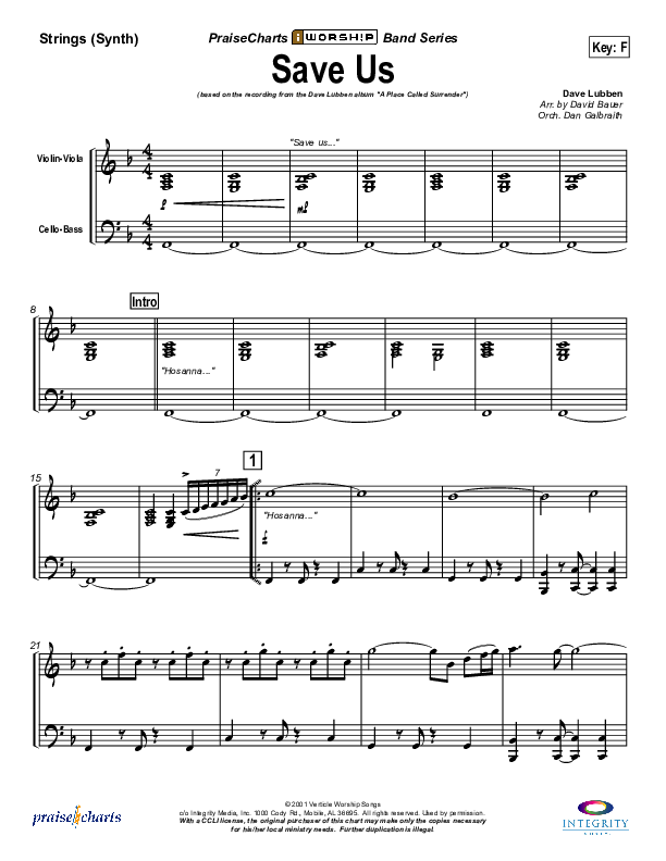 Save Us Synth Strings (Dave Lubben)