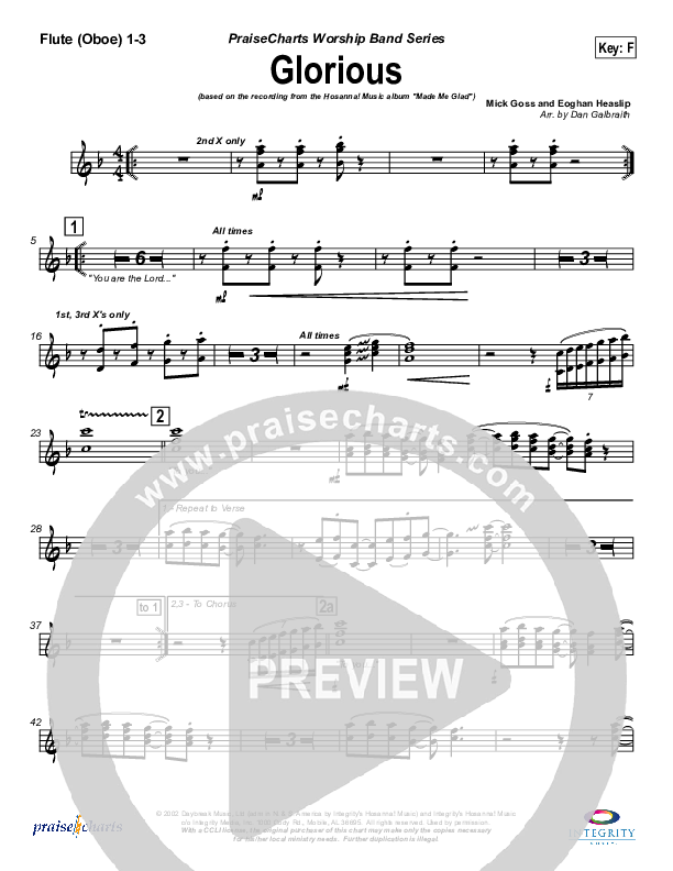 Glorious Flute/Oboe 1/2/3 (Michael Neale)
