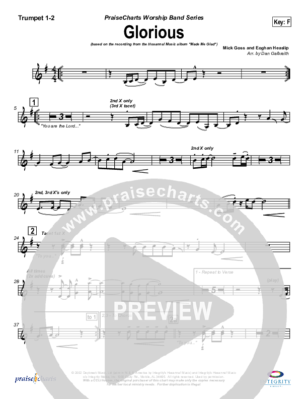 Glorious Trumpet 1,2 (Michael Neale)