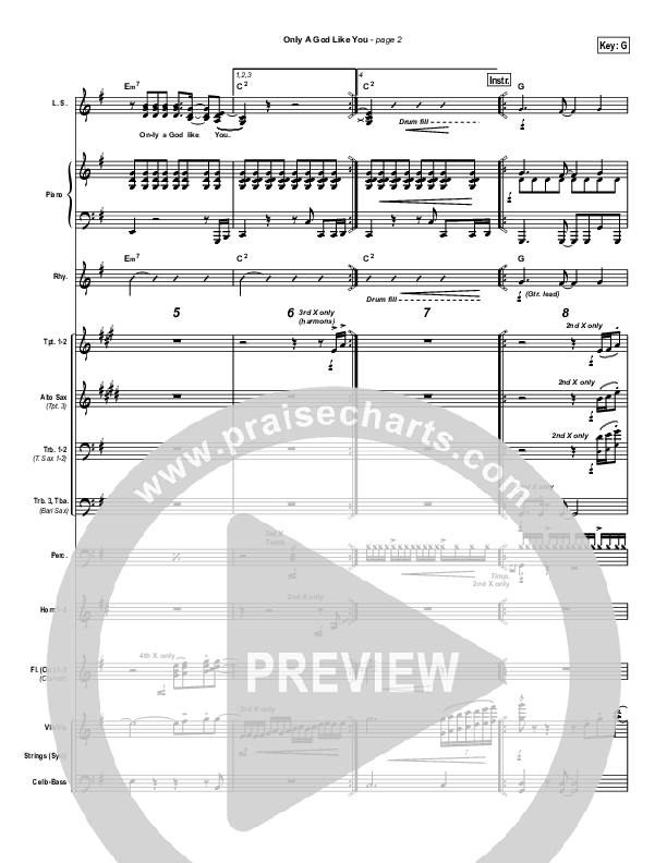 Only A God Like You Conductor's Score (Michael Neale)