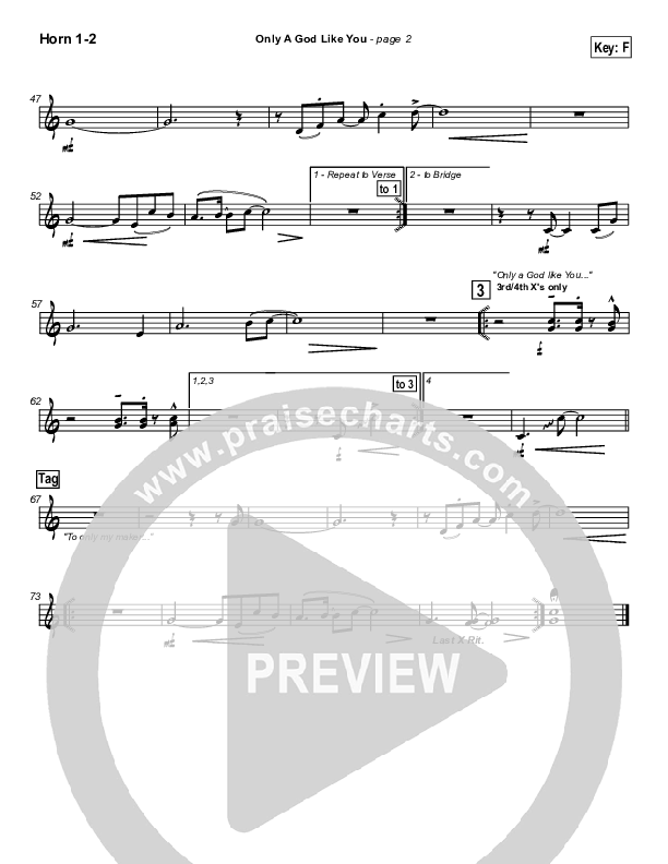 Only A God Like You French Horn 1/2 (Michael Neale)