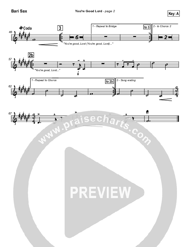 You're Good Lord Bari Sax (Michael Neale)