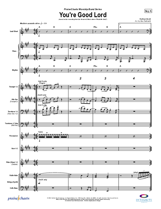 You're Good Lord Conductor's Score (Michael Neale)