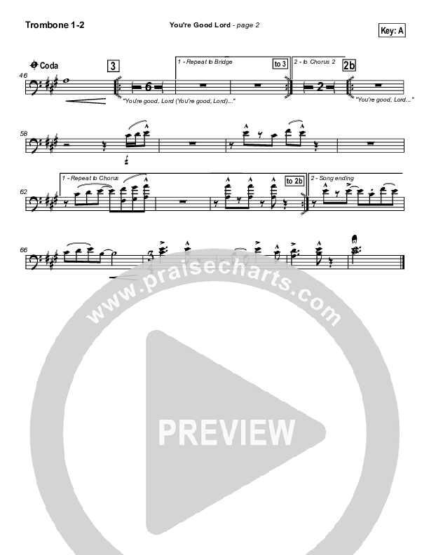 You're Good Lord Trombone 1/2 (Michael Neale)