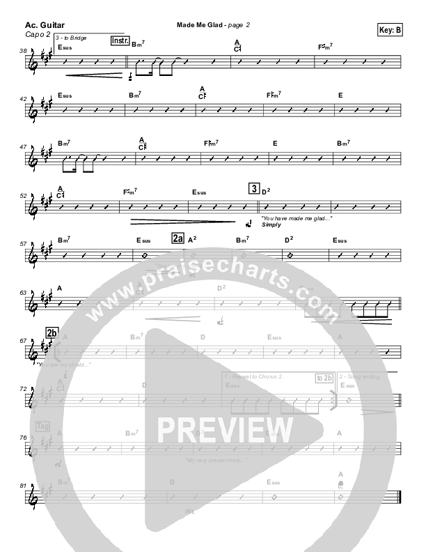 Made Me Glad Acoustic Guitar (Michael Neale)