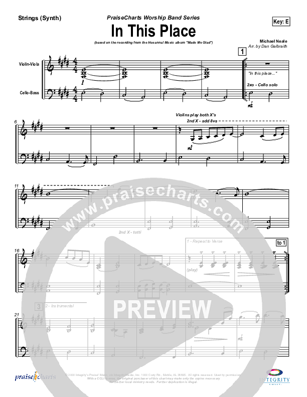 In This Place Synth Strings (Michael Neale)