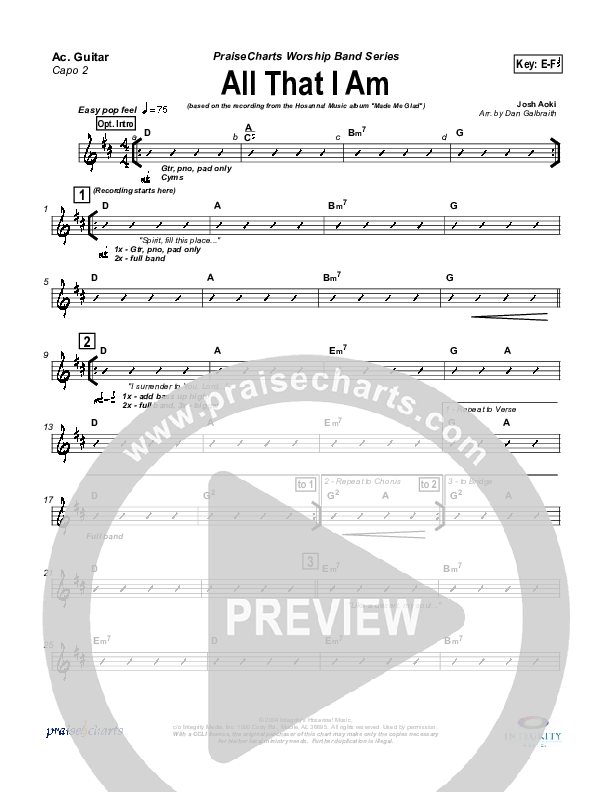 All That I Am Acoustic Guitar (Michael Neale)