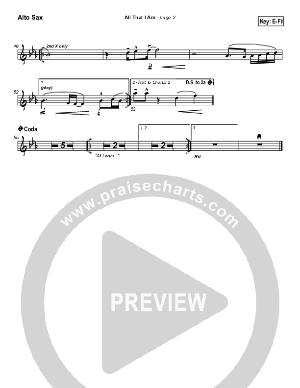 All That I Am Alto Sax (Michael Neale)