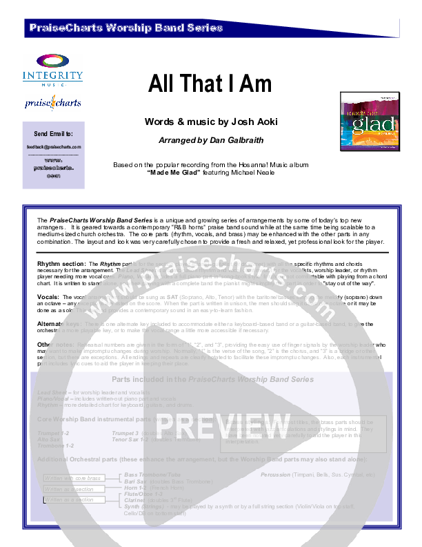 All That I Am Cover Sheet (Michael Neale)