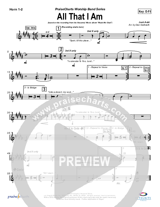 All That I Am French Horn 1/2 (Michael Neale)