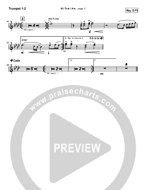 All That I Am Trumpet 1,2 (Michael Neale)