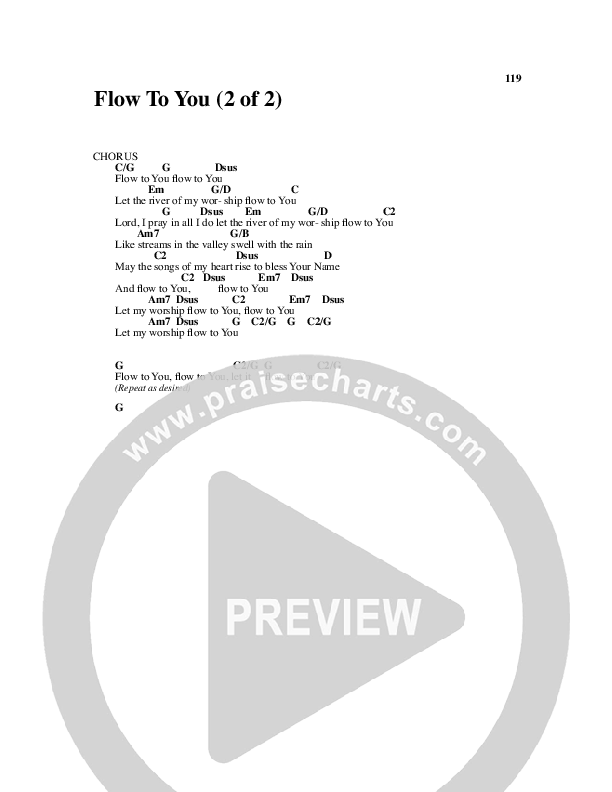 Flow To You Chords & Lyrics (Michael Neale)