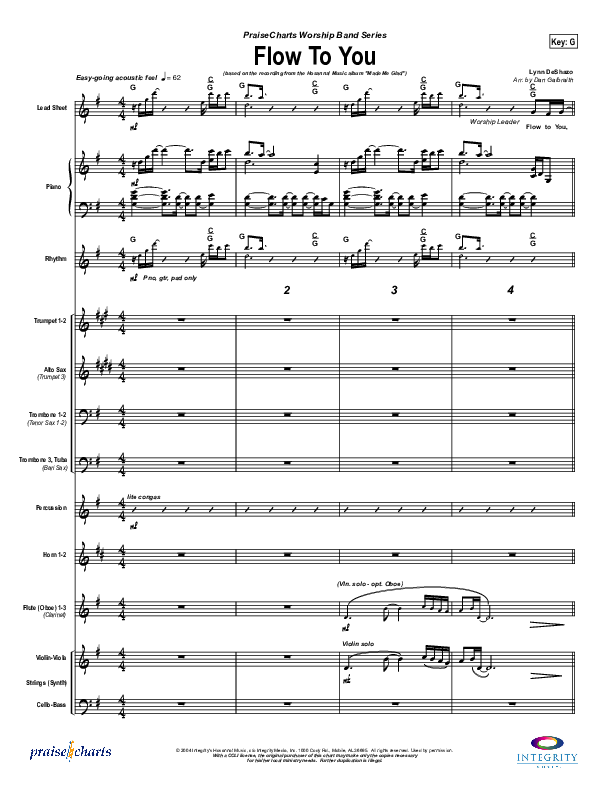 Flow To You Conductor's Score (Michael Neale)