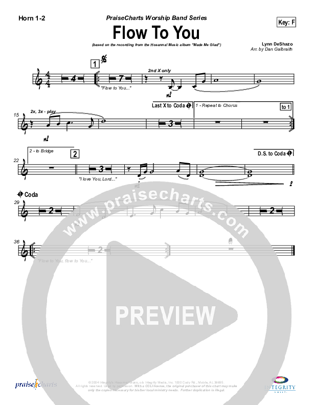 Flow To You French Horn 1/2 (Michael Neale)