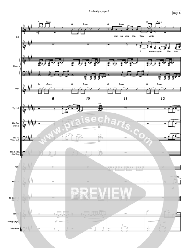 Do Justly Conductor's Score (Michael Neale)