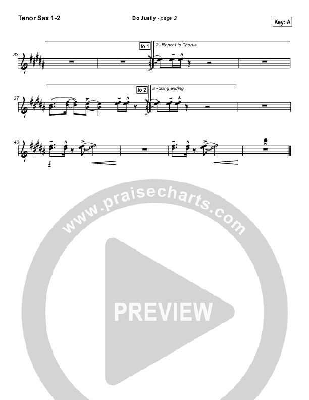 Do Justly Tenor Sax 1/2 (Michael Neale)