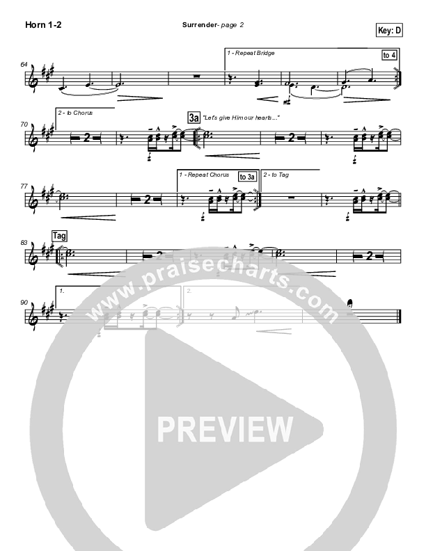 Surrender French Horn 1/2 (Dave Lubben)