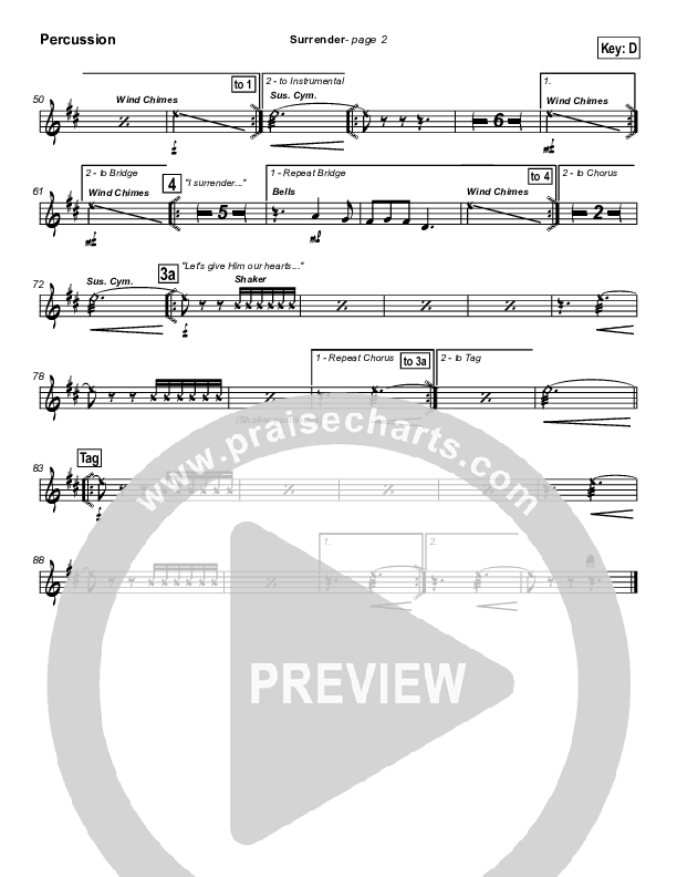 Surrender Percussion (Dave Lubben)