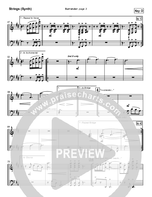 Surrender Synth Strings (Dave Lubben)