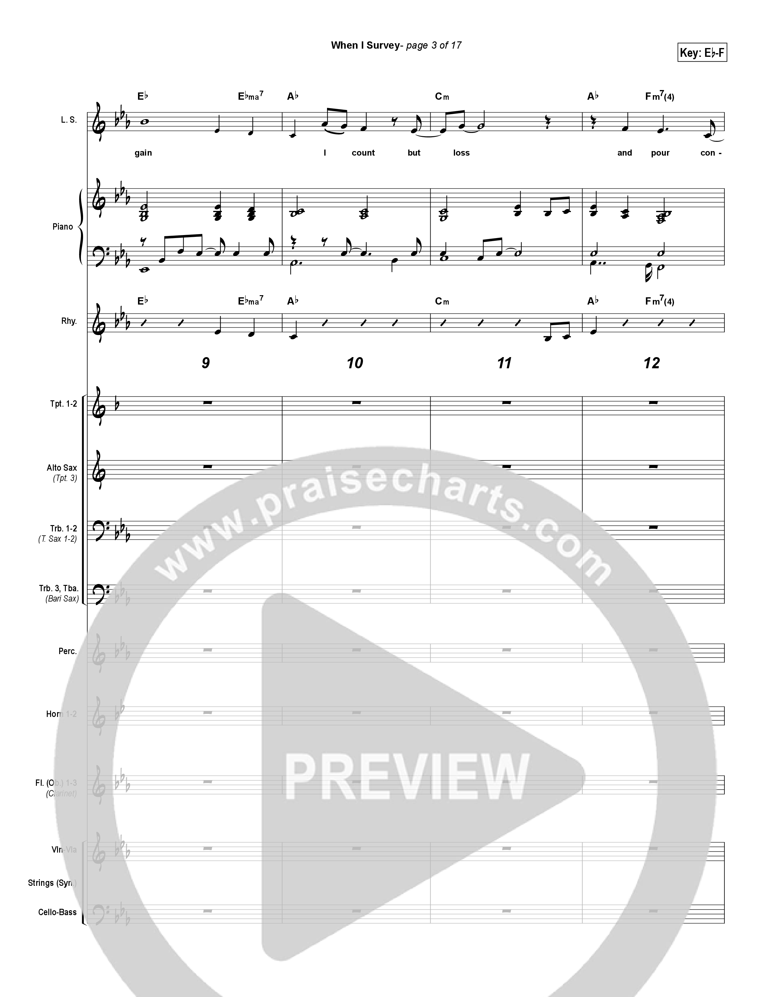 When I Survey (The Wondrous Cross) Conductor's Score (Kathryn Scott)