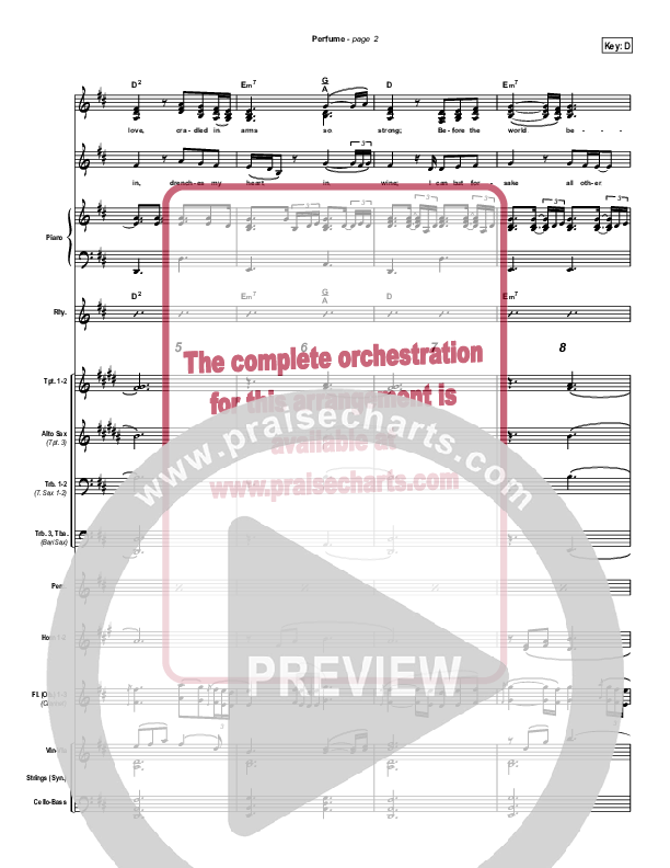 Perfume Conductor's Score (Robin Mark)