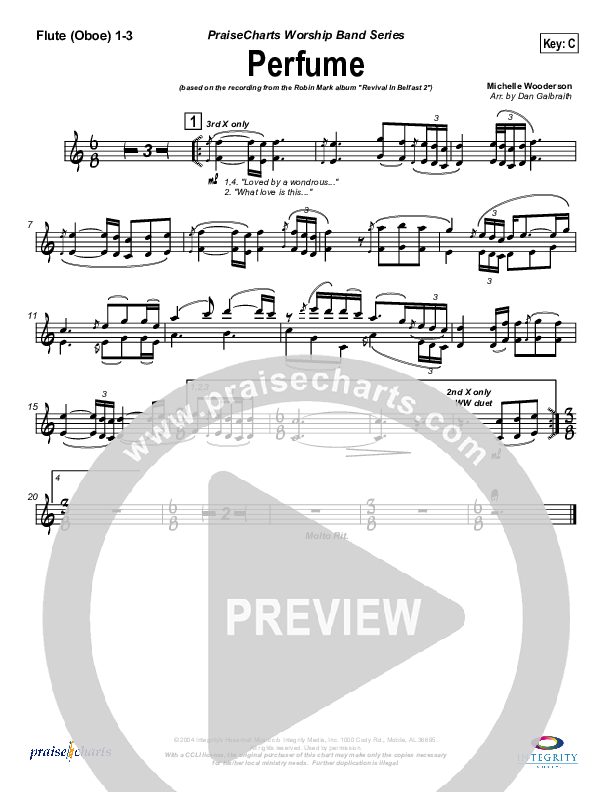 Perfume Flute/Oboe 1/2/3 (Robin Mark)