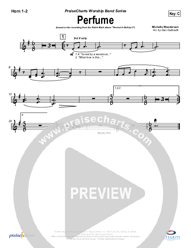 Perfume French Horn 1/2 (Robin Mark)