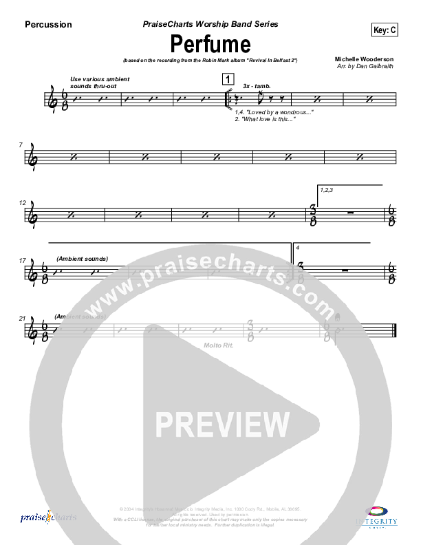 Perfume Percussion (Robin Mark)