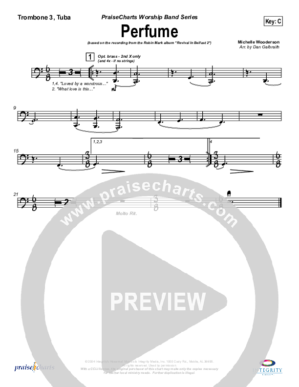 Perfume Trombone 3/Tuba (Robin Mark)