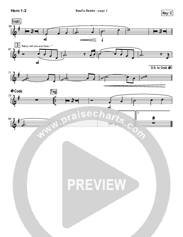 Soul's Desire Brass Pack (Robin Mark)