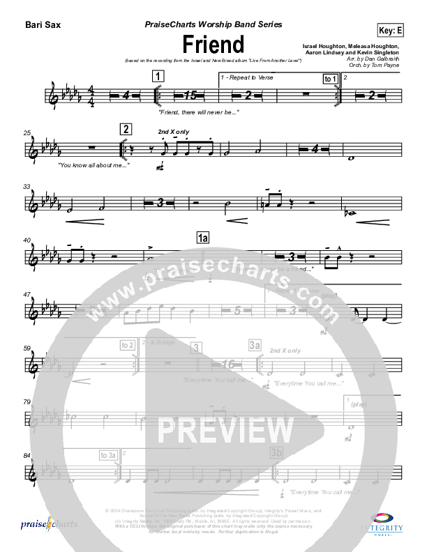 Friend Bari Sax (Israel Houghton)