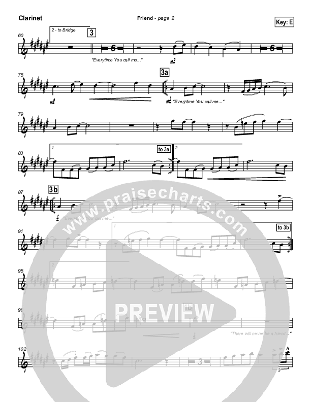 Friend Clarinet (Israel Houghton)